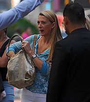 Times Square Yoga Girl, so sexy