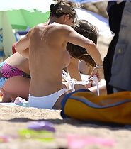Big Boobs In Spain Beach