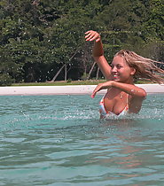 Oops Nipple Blonde Teen