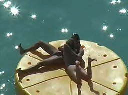 A floating blowjob