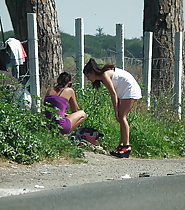 Sexy street prostitutes