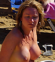 Teen Tits On display at the Beach