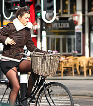Sexy girls on bike