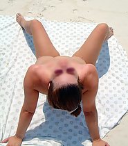 Jill Nude on the Beach
