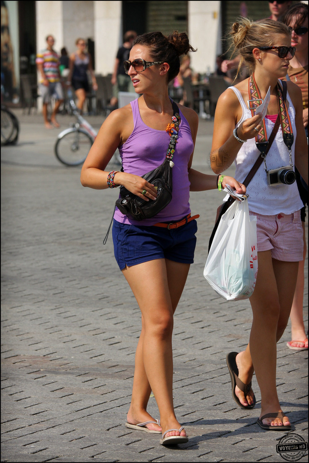 Sexy teen on the street