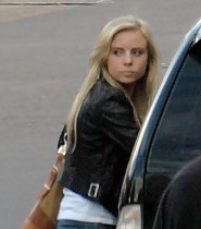 Blonde young teen caught on cam - Voyeur Videos