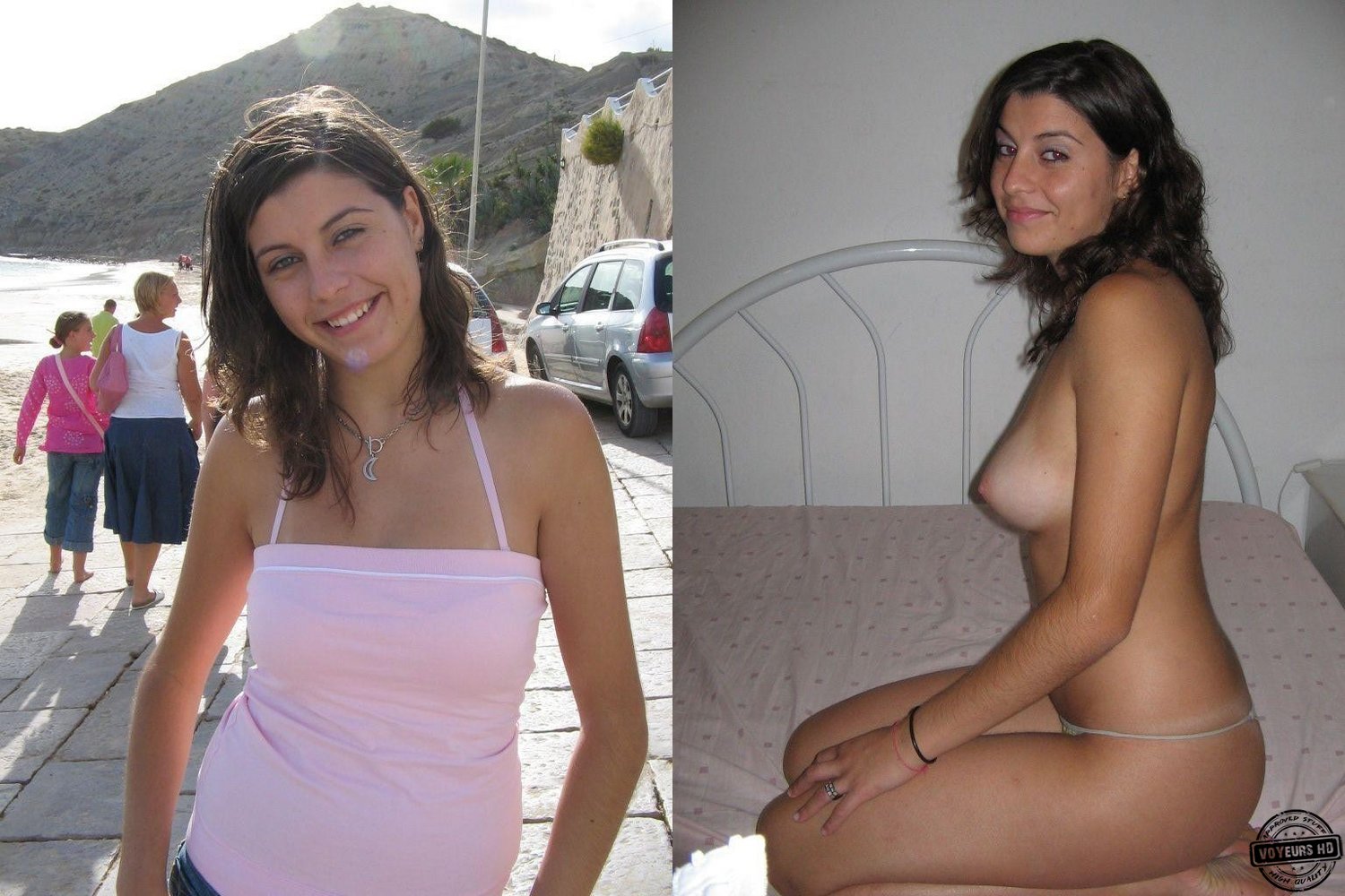 Dressed/undressed photo gallery â €" sexy brides before and after the ...