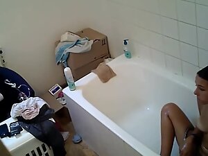 Masturbating In Bathtub
