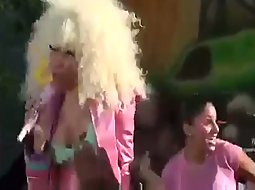 Nicki Minaj Nipple slip
