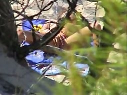 Masturbating in the wilderness