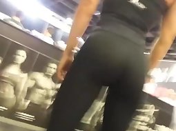 Muscular girl got a small firm ass