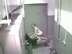 Couple fucking during work hours - Voyeurs HD