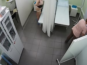 A hot ass in a thong caught on a voyeur's spy cam