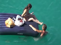 Nudists in a titanic style scene
