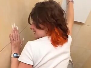 Fucking her and filming how she washes pussy after creampie