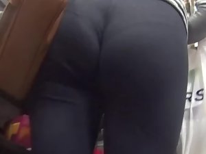 Tight ass got a hot thong pantyline