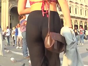 Sunlight makes black pants become transparent