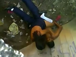 Sex caught in an abandoned building