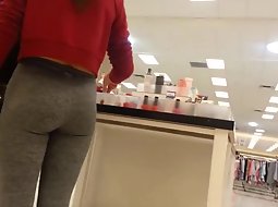 Super firm ass in tight leggings