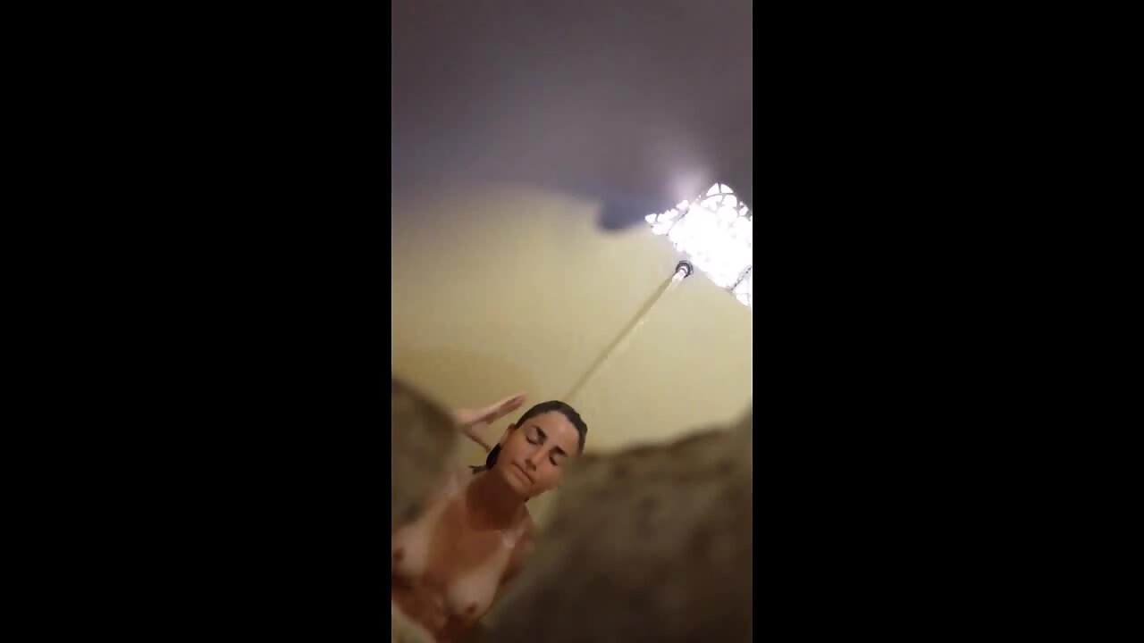 Peeping on tits with tan lines through a hole - Voyeurs HD