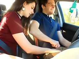 Blowjob while he is driving