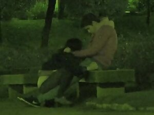 Park voyeur caught a blowjob during the night