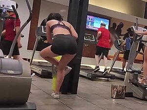 Enjoying her sweet ass in and out of gym