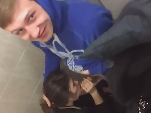 Blowjob in college got caught on camera