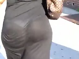 Big butt with a thong