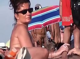 Mature women in cock sucking action