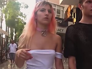 Sexiness without a bra like it is from another planet