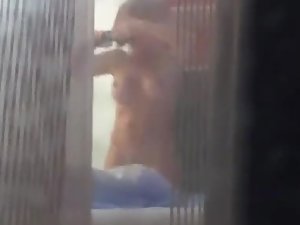 Window peeping on neighbor's wife after sex
