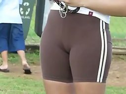 A lot of teenage camel toes
