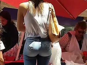Tall young milf with spectacular ass