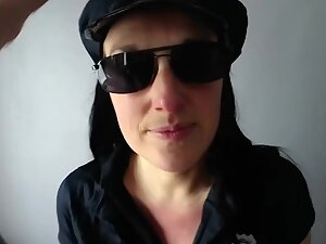 Policewoman fucked in her big butt