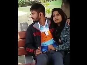 Discreet blowjob in the park gets interrupted