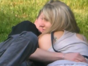 Wonderful big ass in upskirt caught when boyfriend gropes her